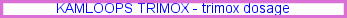 trimox drug class, trimex medication